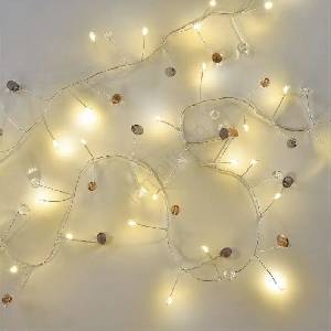 EMOS LED гирлянд 40xLED/3xAA 1, 5 m топла бяла (EMS1378)