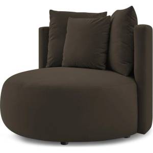 Bobochic Paris Кафяво кадифено кресло Cesar - Bobochic Paris (WT-ROND-1.5--W_1 P1156)