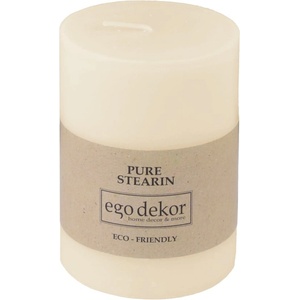 Ego dekor Кремаво-бяла свещ Friendly, време на горене 37 ч. Eco - Eco candles by Ego dekor (ZBC-3771045)