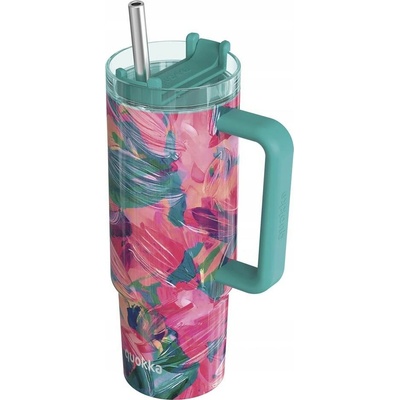 Quokka termohrnek nerezová ocel s dvojitou stěnou 880 ml bílý