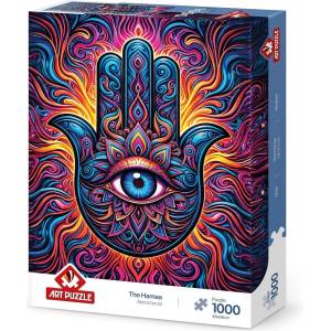 Art Puzzle Пъзел Art Puzzle от 1000 части - Символът Хамса (41034)