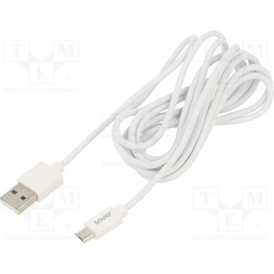 Savio CL-124 USB - micro USB 2.1A, 2m