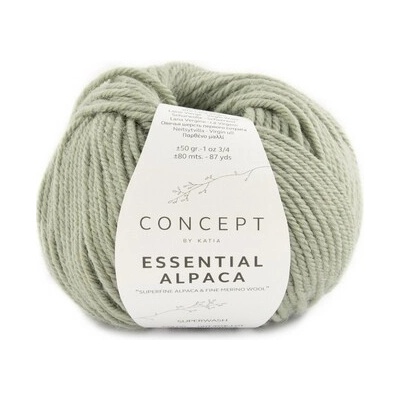 ESSENTIAL ALPACA Katia Farby ESSENTIAL ALPACA: 82 zelená reseda - VÝPREDAJ