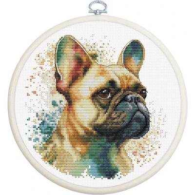 Luca-S Френски Булдог - гоблен по схема bc207