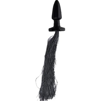 Image 1 of X Fun Силиконов Butt Plug с камшик "X FUN BLACK DESIRE" 43 см