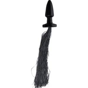 X Fun Силиконов Butt Plug с камшик "X FUN BLACK DESIRE" 43 см