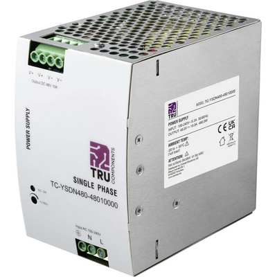 TRU COMPONENTS TC-13808004 síťový zdroj na DIN lištu 48 V/DC 10 A 480 W Počet výstupů:1 x Obsah 1 ks