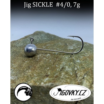 JigovkyCZ Jigová hlava SICKLE vel.4 7g 5 ks