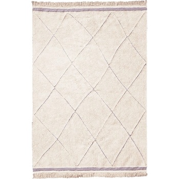 Lorena Canals Кремав ръчно изработен памучен килим подходящ за пране 140x200 cm Bereber - Lorena Canals (C-RUC-BER-M)