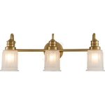 Elstead Lighting Quoizel QZ-SWELL3-BB-BATH-LED Стенно осветително тяло за баня SWELL 3xG9/3W/230V IP44 златисто (ED0962)