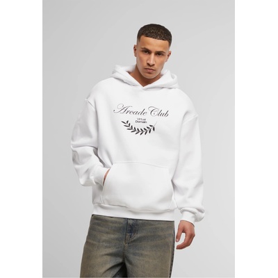 Mister Tee Суичър Arcade Club Fluffy Hoody white XXLUB-MT3412-00220 - Тъмносив, размер XXL
