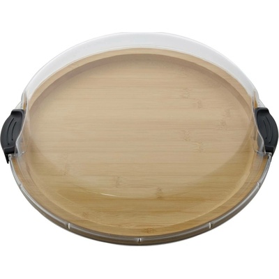 Farberware Servírovací tác s víkem 35 cm bambusový 5317651EU