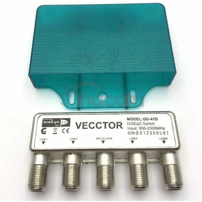 Diseqc VECCTOR 4/1 GD-41 vonkajší
