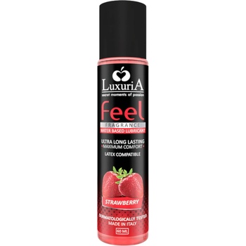 Luxuria Feel Strawberry - водна основа лубрикант - ягода (60ml)