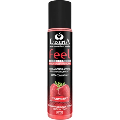 Luxuria Feel Strawberry - водна основа лубрикант - ягода (60ml)
