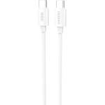 Dudao Кабел Dudao L4C, USB-C към USB-C, 30W, 1.2m, бял (L4C 1,2m)