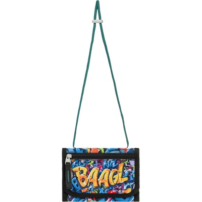 Baagl Портмоне за врат Скейтпарк BAAGL | Cheren | Момчешки | ЕДИН РАЗМЕР