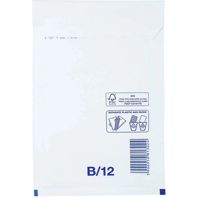 Vikpap - bublinková obálka B12, bílá, 140 × 225 mm - 1 ks