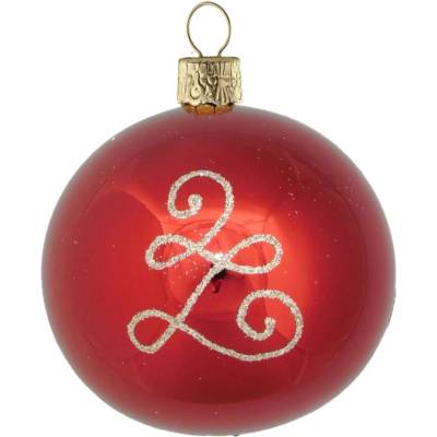ORNEX Guľa sklenená bordó ornament 80 mm
