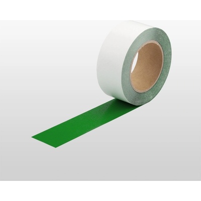 Extra tenká podlahová páska WT-5420 s protiskluzovým povrchem, odnímatelná – fólie, zelená, 100 mm × 10 m