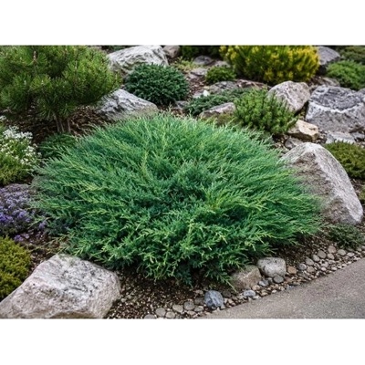 Borievka plazivá (Juniperus horizontalis) ‘ANDORRA COMPACT’ – výška 20-30 cm, ⌀ 20-30 cm, kont. C3L