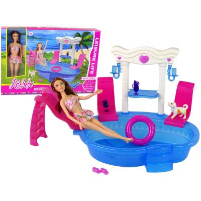 Lean Toys Příslušenství pro panenky do bazénu Skluzavka