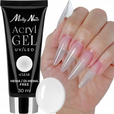 Claresa Poli gel akryložel Pro prodlužování nehtů Tpo Free pink 30 g