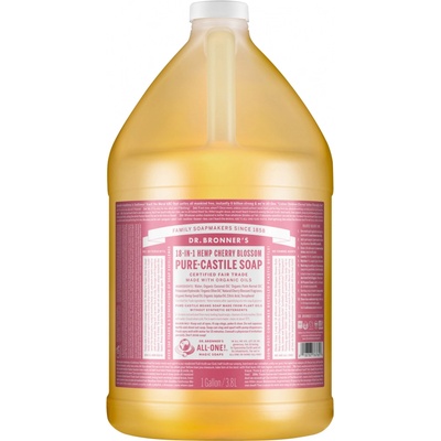 Dr. Bronner's přírodní tekuté mýdlo s třešňovými květy 18v1 3,80 l