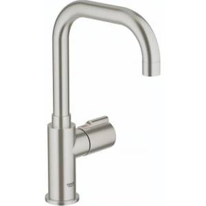 GROHE Кухненски смесител Grohe Red Mono за топла вода, матиран хром, Supersteel (30160DC0)