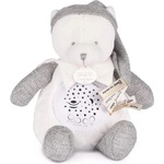 Doudou Детска нощна лампа Doudou - Мече, с проектор и звуци, 20 cm (3700335245813) - ozone