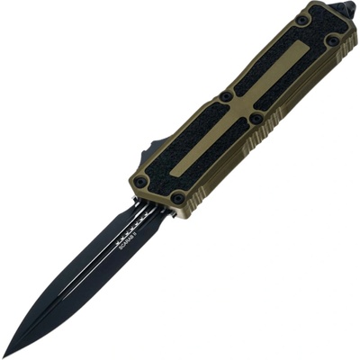Microtech SCARAB II GEN III D/E BLACK STANDARD OD GREEN 1280-1OD