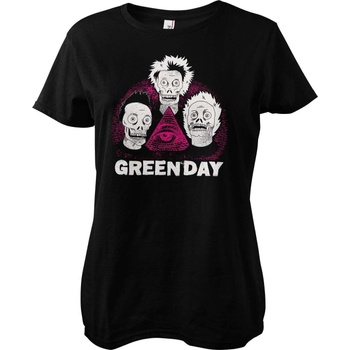 Green Day Skulls Black M Дамски Риза (WMX-5-GDAY009-H85-3-BK-M)