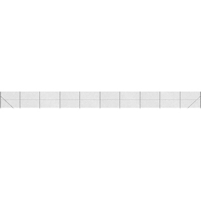 Oplocení ze síťoviny, s kotvami, antracitový, 2x25 m