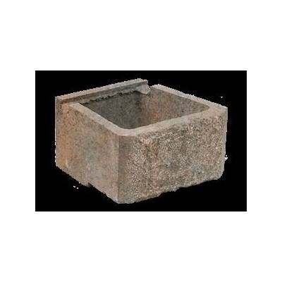 CUP STONE velký RUSTIK Skořicovo-černá
