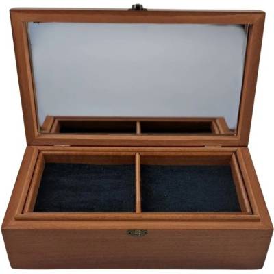 Луксозна дървена кутия за бижута от липа (7147)