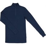 Joha Мъжко мериносово термобельо Joha Blouse with Zip Merino base layer - Dark Blue (015-1242-0213)