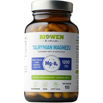 Biowen Magnesium Taurinate 600 mg 100 kapsúl