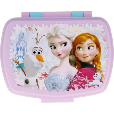 Stor plastový box na desiatu Disney Frozen Duo