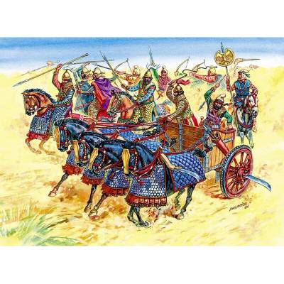 Zvezda figurky Persian Chariot and Cavalry 1:72