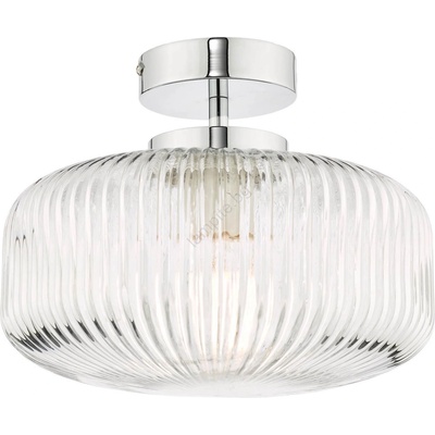 där lighting group Där Lighting RIV5208 -Повърхностно монтиран плафон за баня RIVA 1xE27/60W/230V IP44 хром (EN0776)