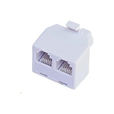 Rozdvojka RJ12, 1x6p6c/2x6p6c - telefonní