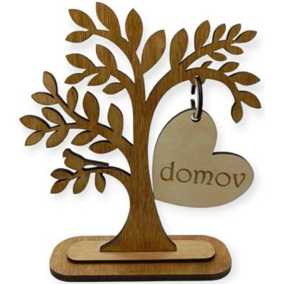 Dekorace z Řečice Strom "domov"25cm