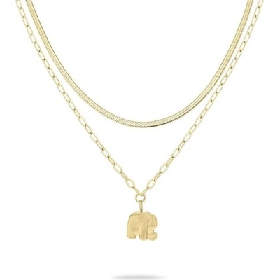 Tamaris Elegantný set pozlátených náhrdelníkov TJ-0597-N-47