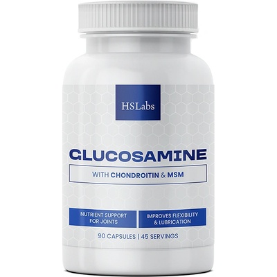 HS LABS - GLUCOSAMINE + MSM + CHONDROITIN - 90 capsules Hs labs - glucosamine + msm + chondroitin