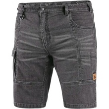 Canis CXS Kraťasy jeans MURET pánské šedo-černá