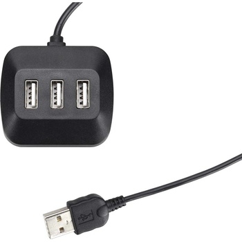 HR Grip 3-портов USB-A хъб (черен) - HR GRIP 3-port USB-A Hub (11010711)