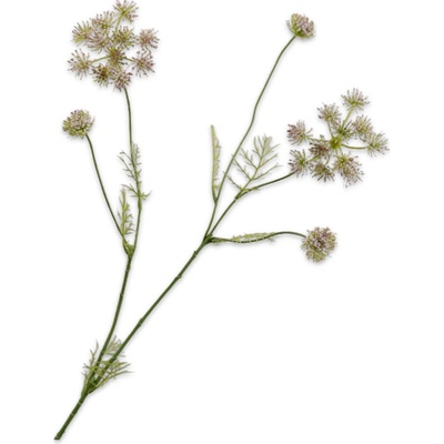 Silk-ka Queen Anne’s Lace – ružová dekoratívna vetvička, 97 cm