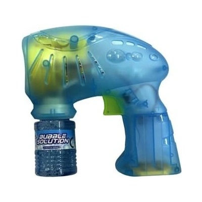 Bublifuková pistole se světlem modrá