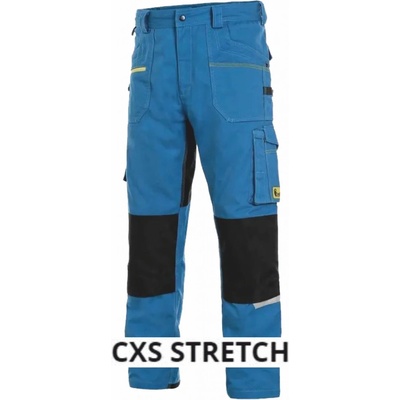 CXS Pánské zkrácené kalhoty STRETCH královská modrá
