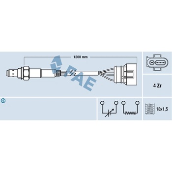 Lambda sonda FAE 77460
